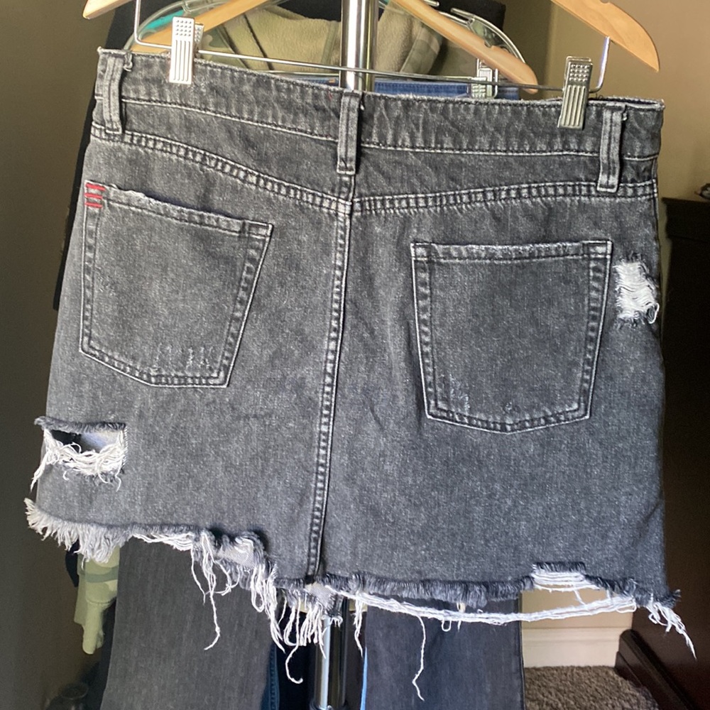 Denim Mini Skirt - Picture 2 of 5